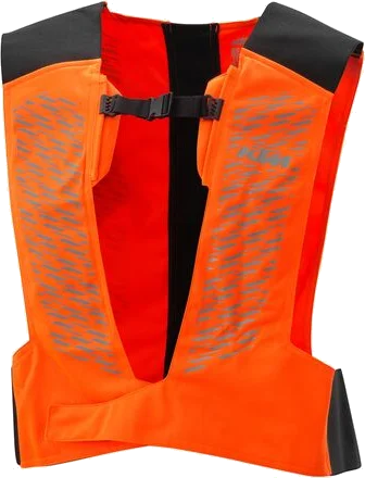 KTM Reflective Polyester Riding Vest, Orange