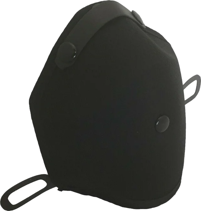 LS2 Pioneer V2/Ohm/Fast V2 Breath Guard Helmet Accessories, black