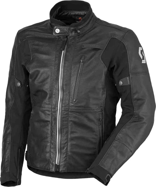Scott Tourance Leather DP Jacket, black