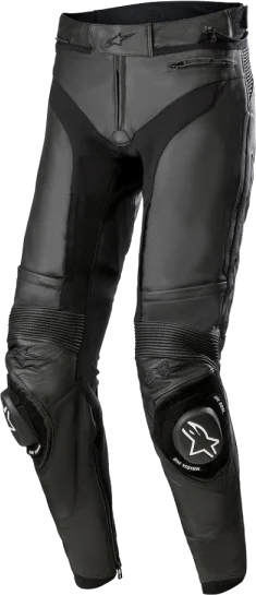 Alpinestars Missile V3 Leather Jeans - Black/Black, Black
