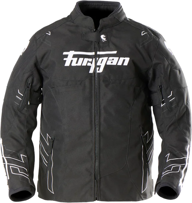 Furygan NEON KID, black white anthracite