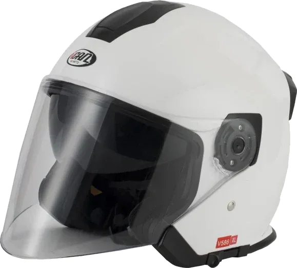 Vcan V586 Helmet White, White