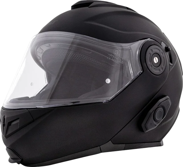 Sena BILT Techno 3.0 Modular Sena Bluetooth Helmet, Matte Black