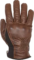 Helstons Pure Hiver Leather Gloves Camel Black