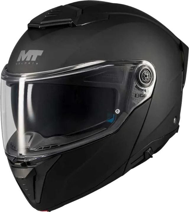 MT Helmets Atom 2 SV Pure Modular Helmet, Bright White