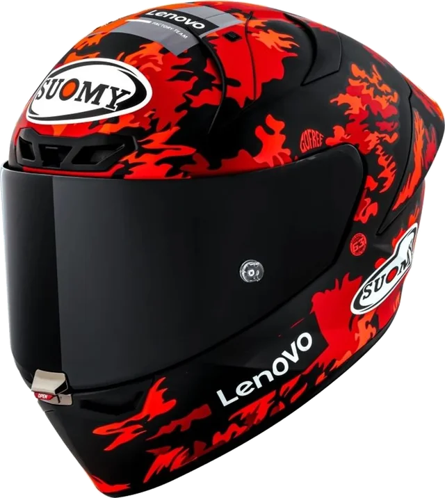 Suomy S1-XR GP - BAGNAIA DUCATI REPLICA 2025, Noir/Rouge