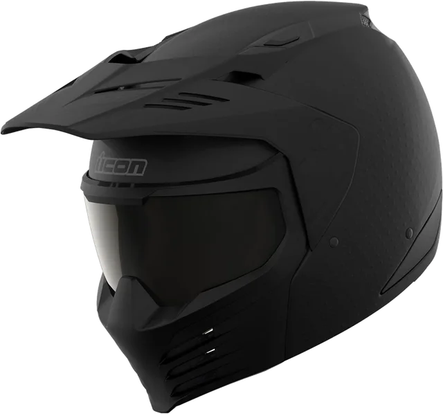 Icon Elsinore Monotype Helmet CLOSEOUT, black