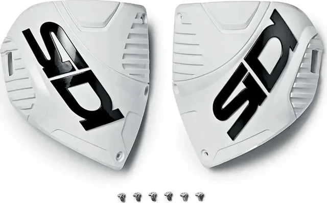 Sidi Crossfire 3 Shin Plate White / White / Black - Pair