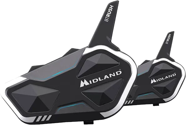 Midland BT Rush Intercom - Twin, Black