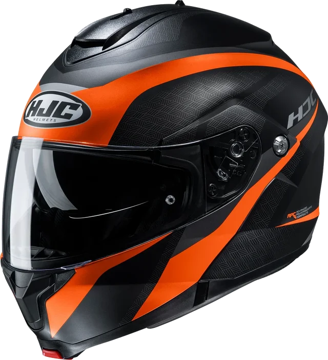 HJC C91 Modular Helmet Taly Graphic MC7 Orange
