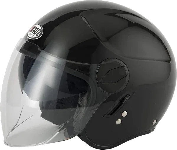 Vcan V595 Helmet Gloss Black, Gloss Black