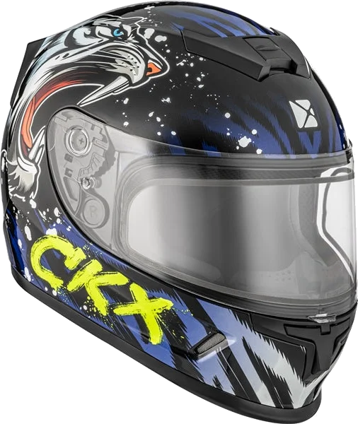 CKX RR24Y Helmet Solid, amur glossy blue