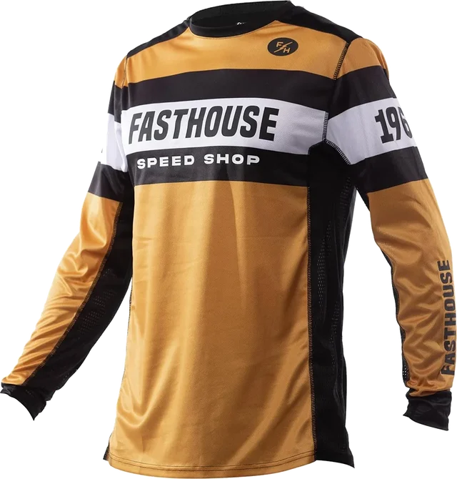 Fasthouse Grindhouse Analogue Jersey - Vintage Gold, vintage gold