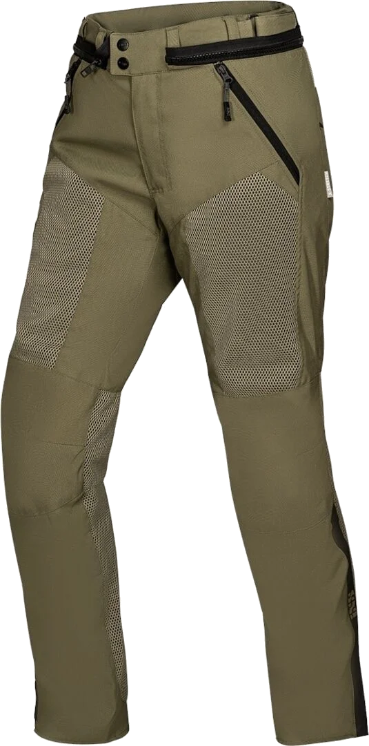 IXS Tourster-BigAir 1.0 Olive Textile Motorcycle Pants, Olive
