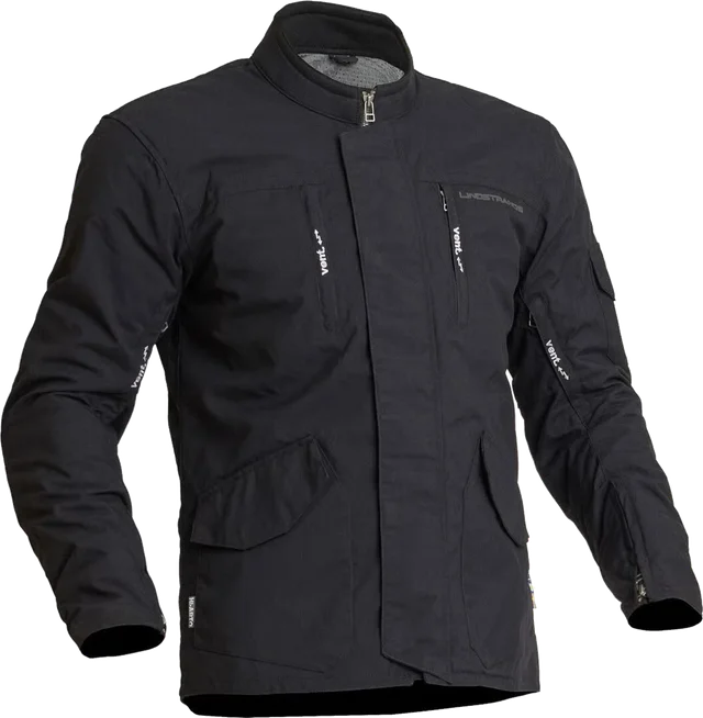 Lindstrands Tyfors waterproof Motorcycle Textile Jacket, black