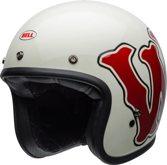 Bell Custom 500 DLX SE Helmet RSD WFO White, RSD WFO White