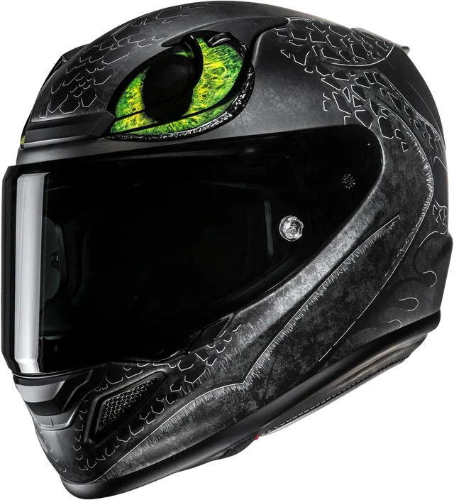HJC RPHA 12N Toothless Helmet, matte green