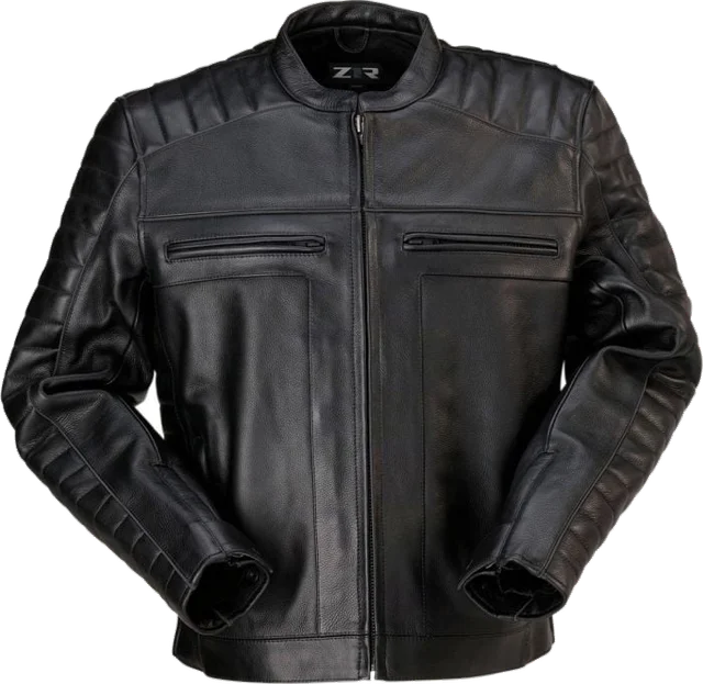 Z1R Artillery Leather Jacket, Black
