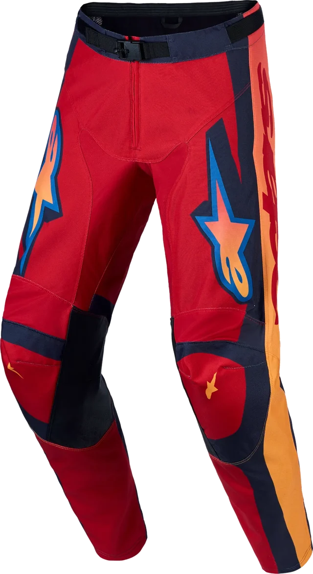 Alpinestars Racer Hunt Pants - Fire Red / Greystone / Hot Coral, Fire Red / Greystone / Hot Coral