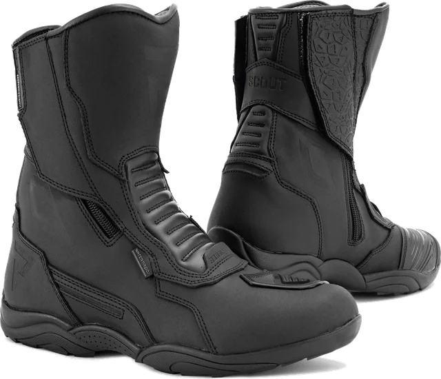 Rebelhorn Scout waterproof Motorcycle Boots, matt black