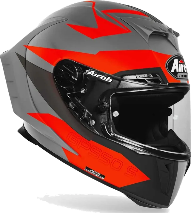 Airoh GP550S Vektor - Matt Orange, Orange Matt