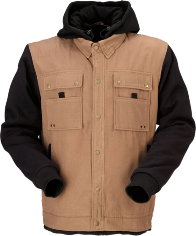 Z1R Jayrod Men's Cruiser Jackets, tan black