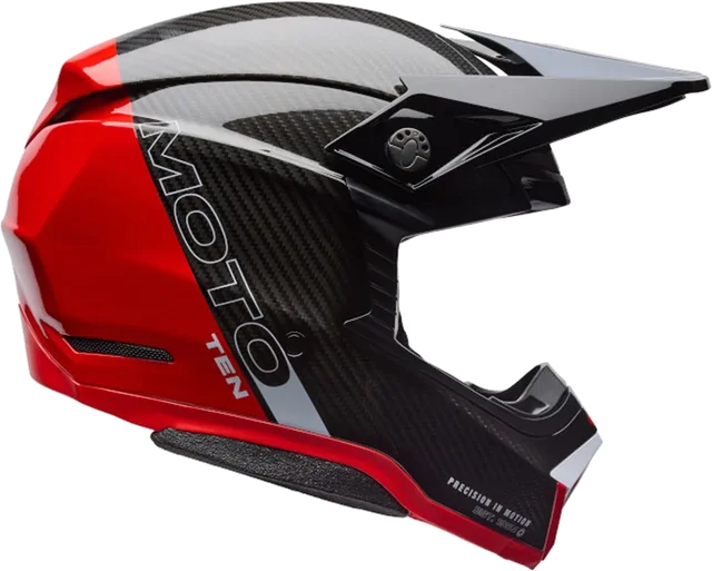 Bell Helmets Bell Moto-10 Spherical Strike Helmet CLOSEOUT, red