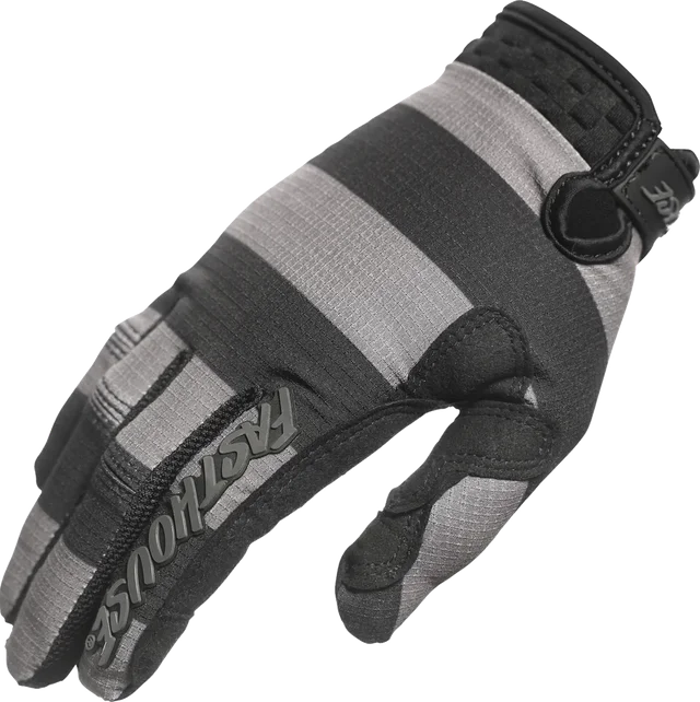 Fasthouse Youth Speedstyle Akin Gloves, Black/Grey