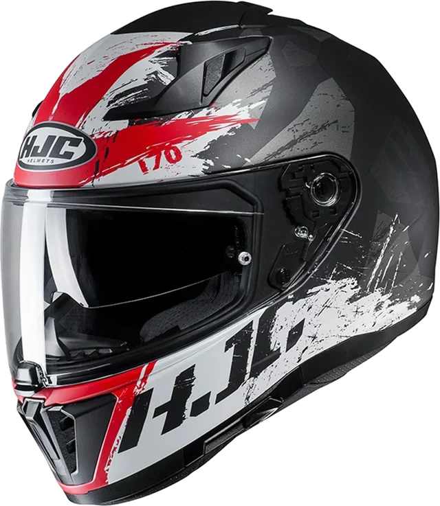 HJC i70 Helmet Rias MC1SF Black/White/Red Matt