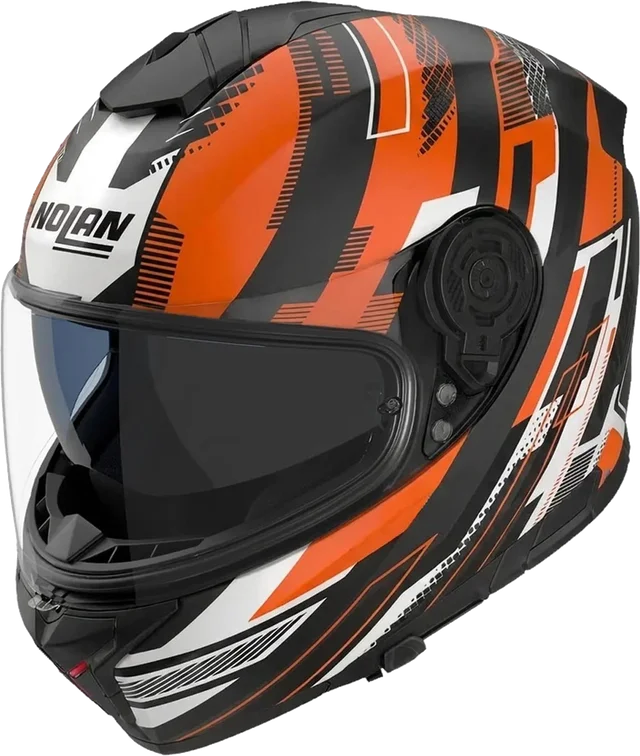 Nolan N80-8 DECURIO Nero / Rosso, black/orange