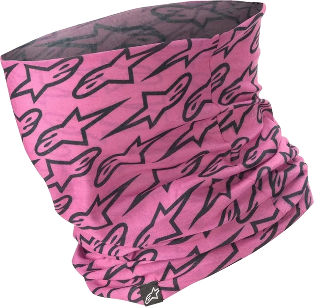 Alpinestars Neck Tube - Black/Fuchsia, Pink