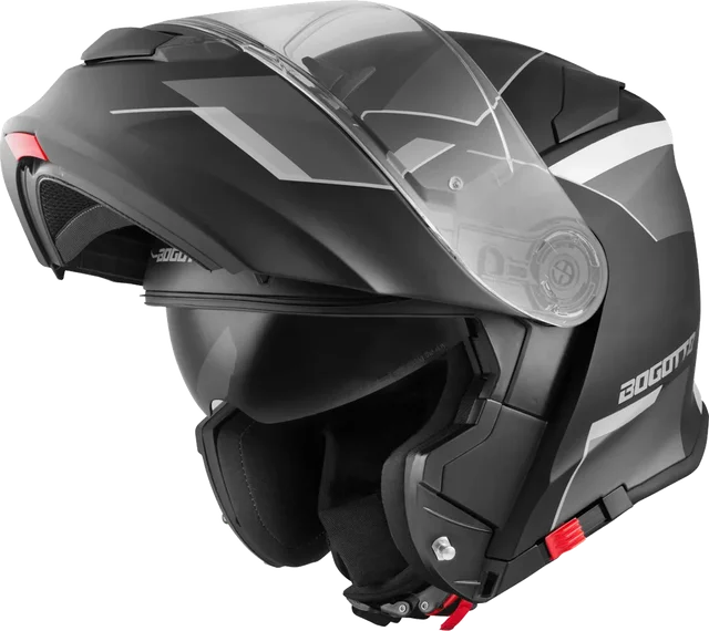 Bogotto V271 Delta Helmet, black matt grey