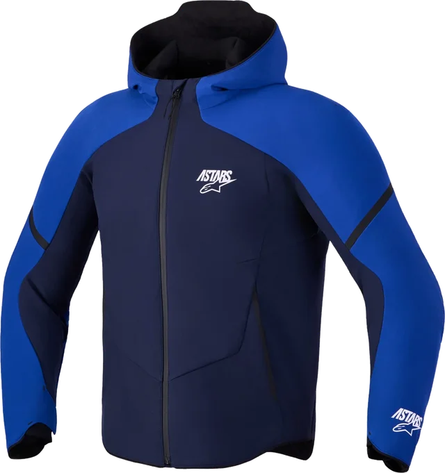Alpinestars Aeroshell Waterproof Textile Jacket - Night Navy / Bright Blue, Night Navy / Bright Blue