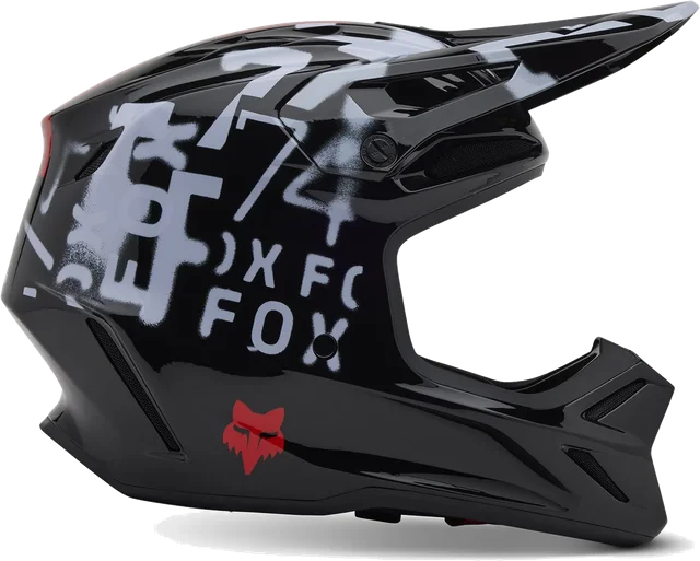Fox Racing V3 Seventy4 Helmet CLOSEOUT, black