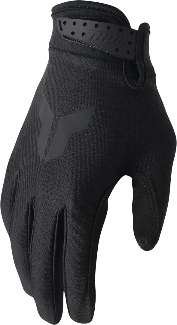 Thor Logo Motocross Gloves, black
