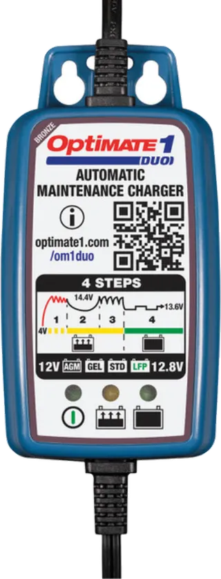 OptiMate 1 Duo 12V Battery Maintainer