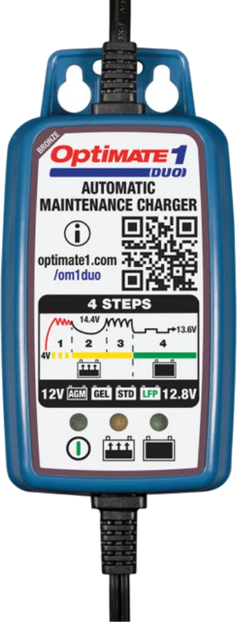 OptiMate 1 Duo 12V Battery Maintainer