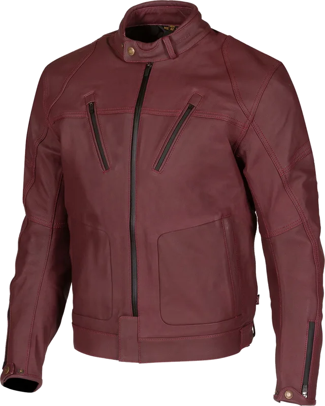 Merlin Gable II Black Waterproof Leather Jacket, brown
