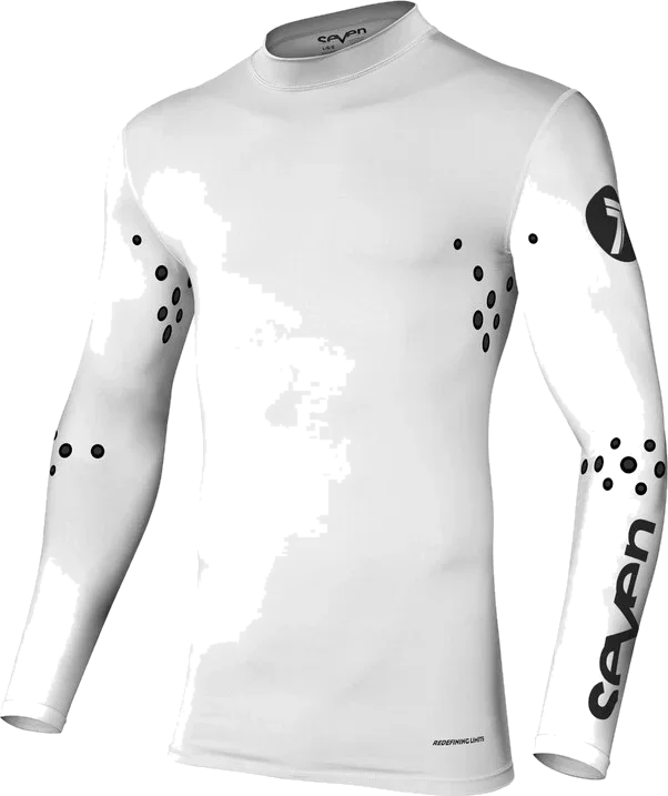 Seven MX SEVEN Zero Staple compression laser cut jersey - white, white