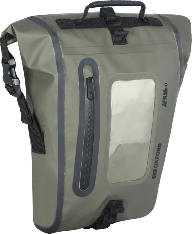 Oxford Aqua M8 Tank Bag, black grey fluo