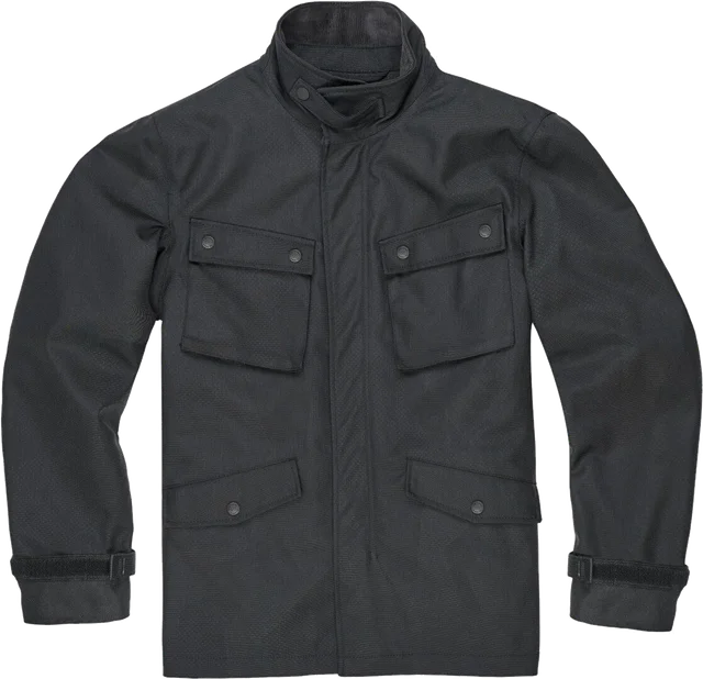 Pando Moto M65 WP Black Waterproof Textile Jacket, Black