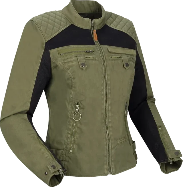 Segura Ladies Vanda Evo Textile Jacket - Khaki, Khaki