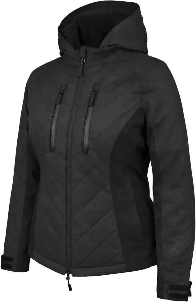 Spada Bella CE Waterproof Ladies Quilted Jacket Black, Black