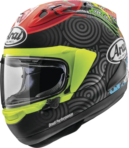 Arai Corsair-X Full-Face Helmet - Tatsuki, Black Frost