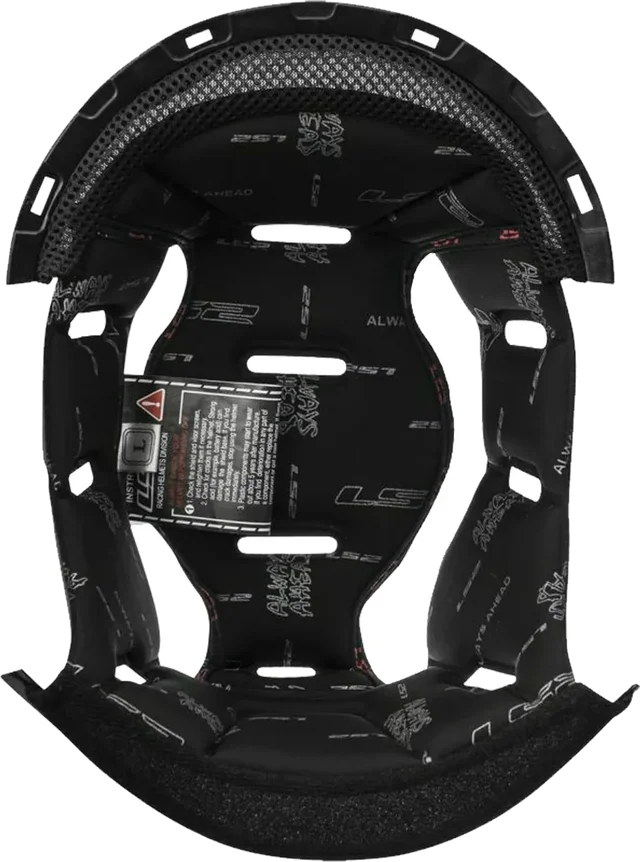 LS2 Verso Liner Helmet Accessories, black