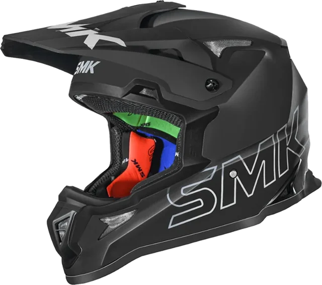 SMK Allterra Unicolor Helmets, matte black grey