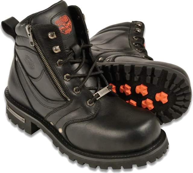 Milwaukee 6" Side Zipper Plain Toe Boot (Closeout)