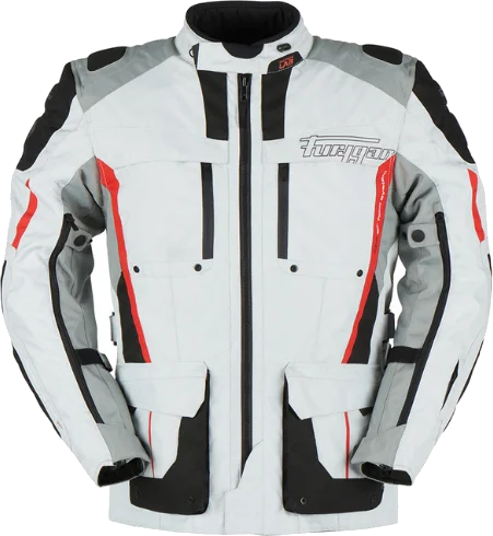 Furygan Brevent 3W1 Jacket - Pearl/Charcoal Grey, Anthracite