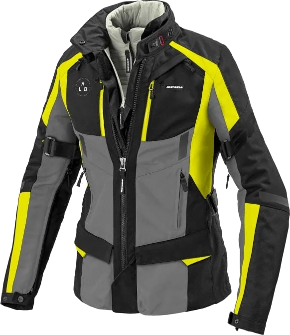 Spidi Womens 4 Season Evo H2Out Jacket, Hi-Viz Yellow