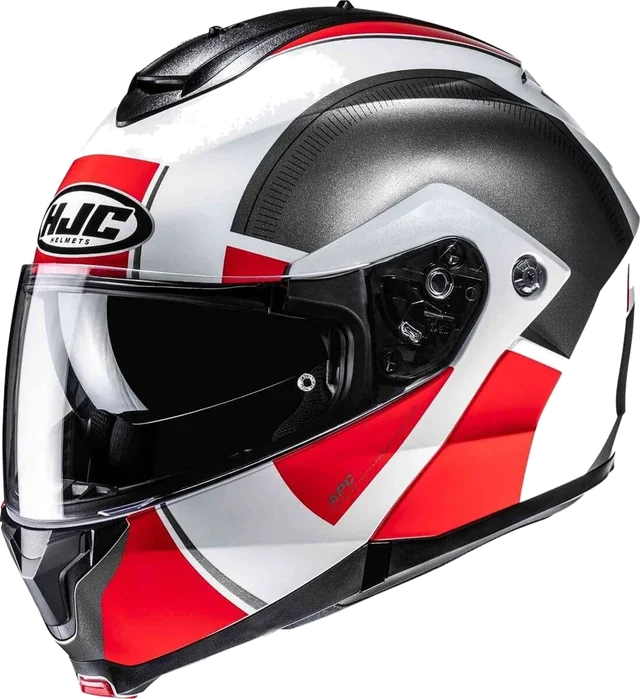 HJC C91N Jyn White / Red MC1, Red